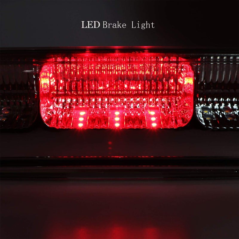 Bomusou LED 3rd Brake Light Assembly High Mount Brake Light Cargo Lamp Fit for Ford F150 (2004-2008), for Ford Explorer Sport Trac (2007-2010), for Lincoln Mark LT (2006-2008) (Red Lens) - Image 3
